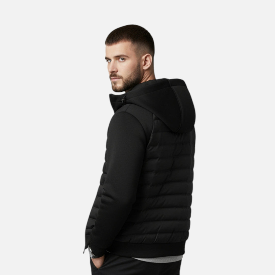 Conan | Warm Hooded Quilted Puffer Jacket for Men