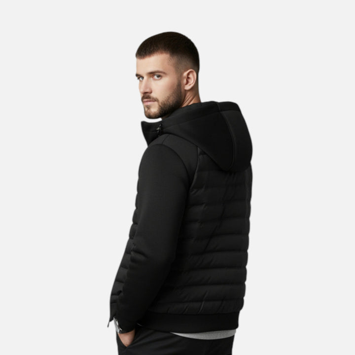 Conan | Warm Hooded Quilted Puffer Jacket for Men