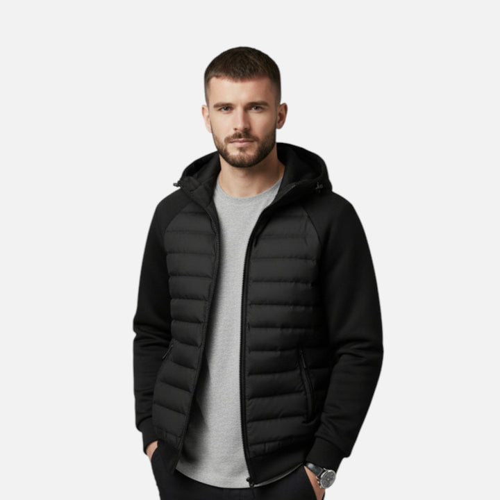 Conan | Warm Hooded Quilted Puffer Jacket for Men