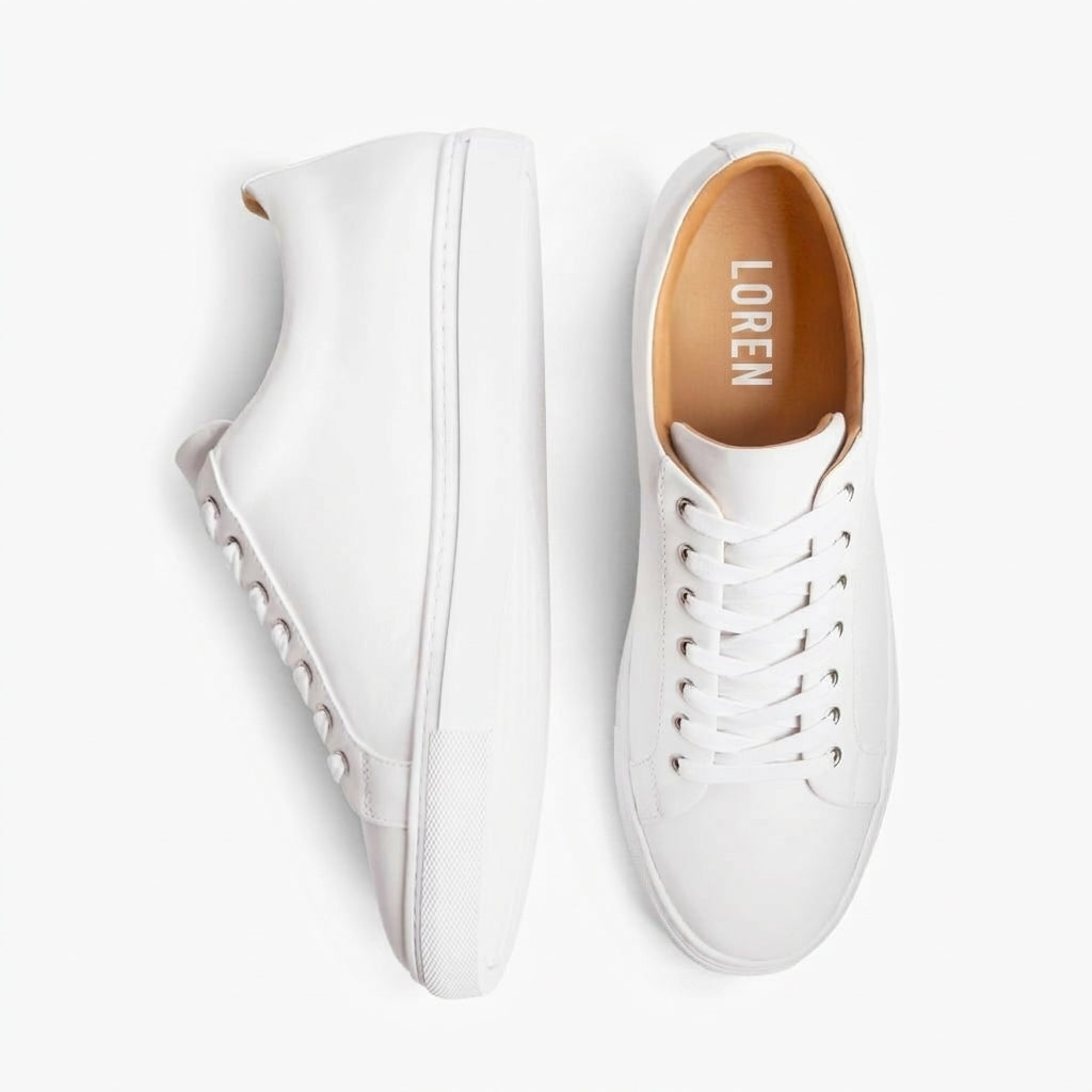 Aurelius | Premium Leather Low-Top Trainers for Men