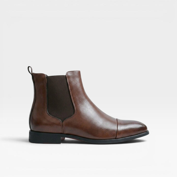 Carlisle | Sleek Cap Toe Chelsea Ankle Boots