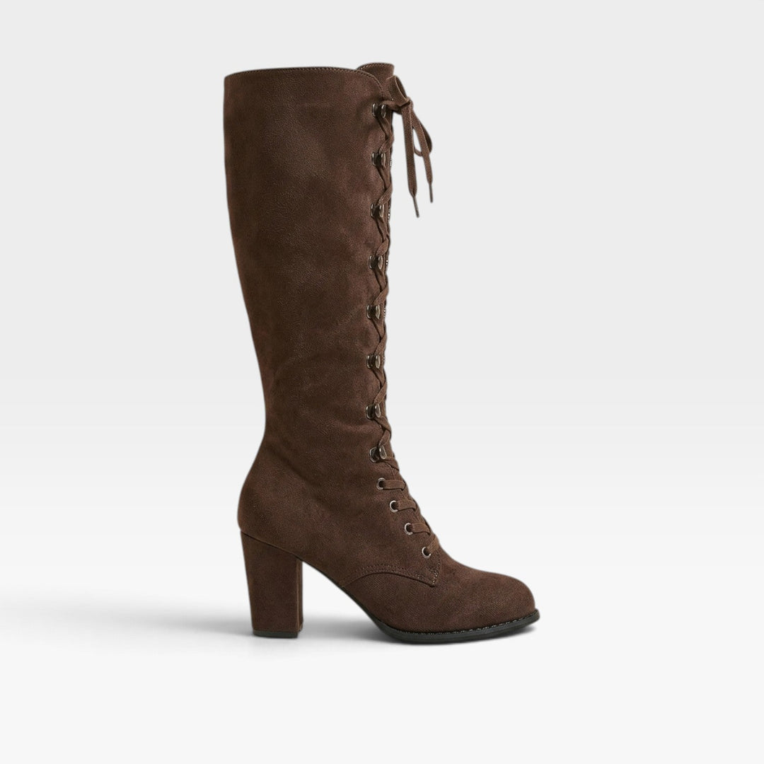 Perpetua | Versatile Lace-Up Block Heel Ankle Boots Women