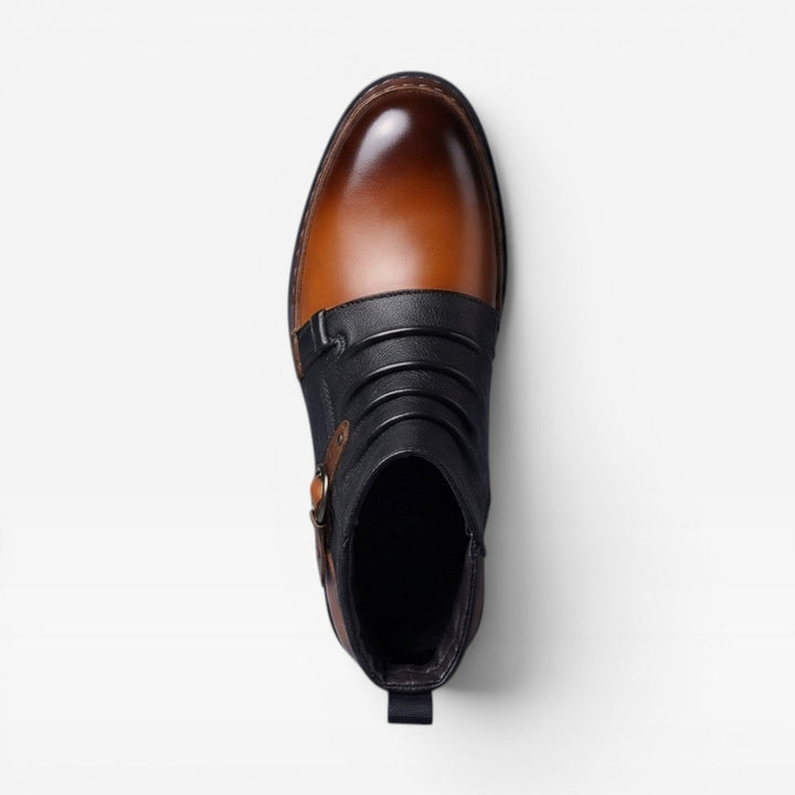 Cassidy | Distinguished Buckle Strap Ankle Boots