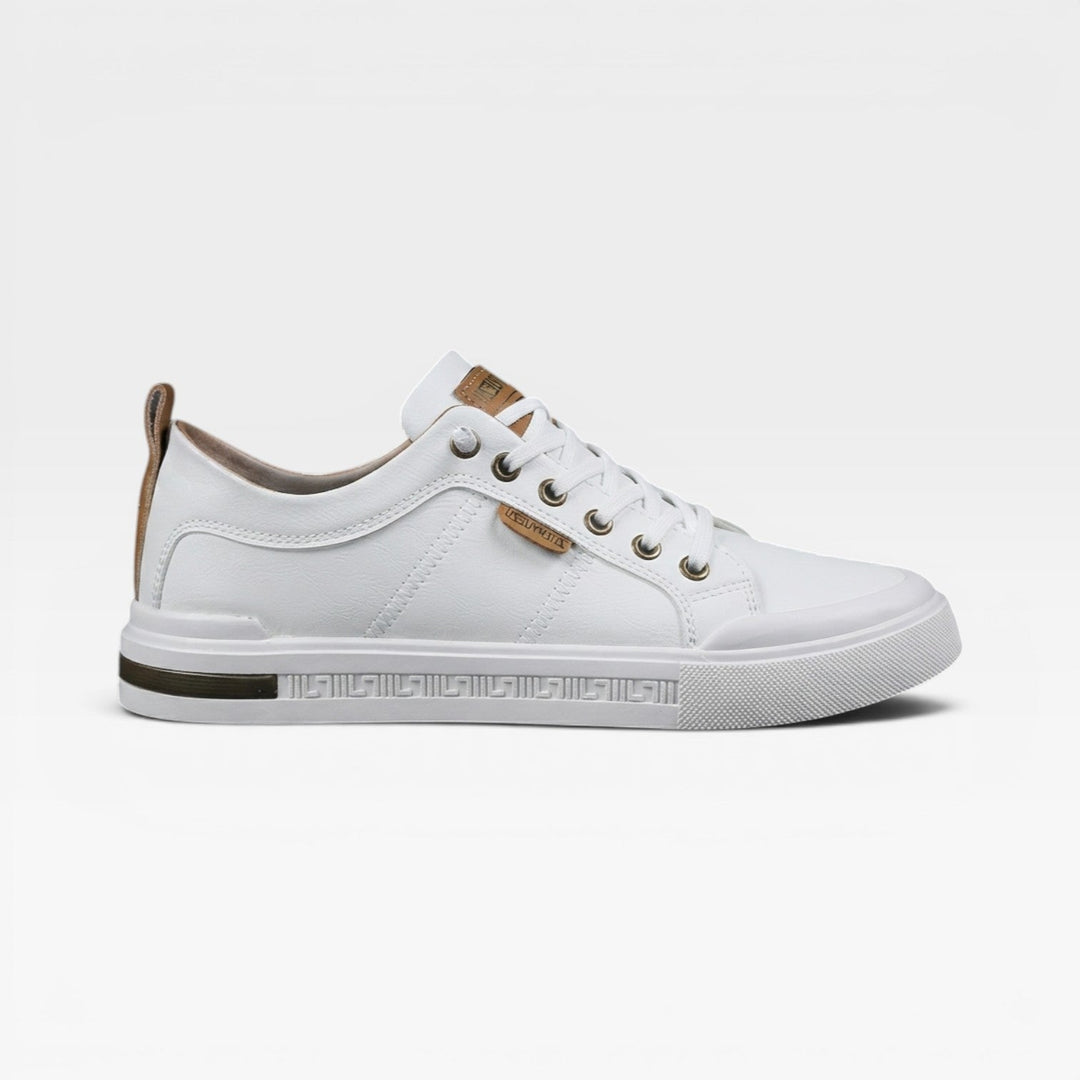 Delaney | Sharp Low-Top Lace-Up Court Trainers