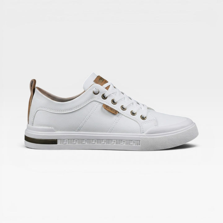 Delaney | Sharp Low-Top Lace-Up Court Trainers
