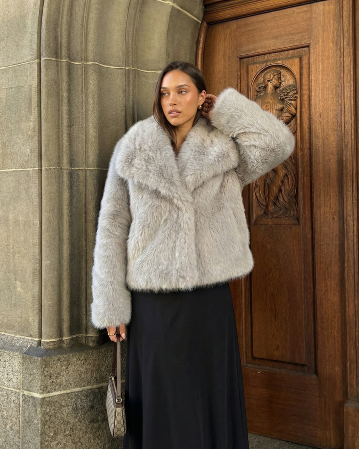 Eugenia | Plush Faux Fur Jacket For Women