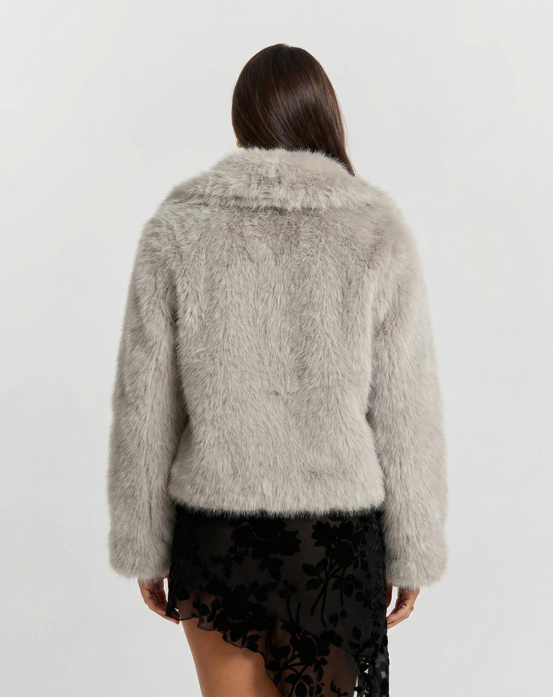 Eugenia | Plush Faux Fur Jacket For Women