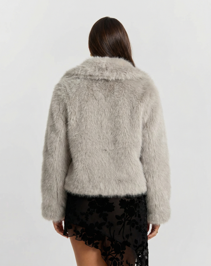 Eugenia | Plush Faux Fur Jacket For Women