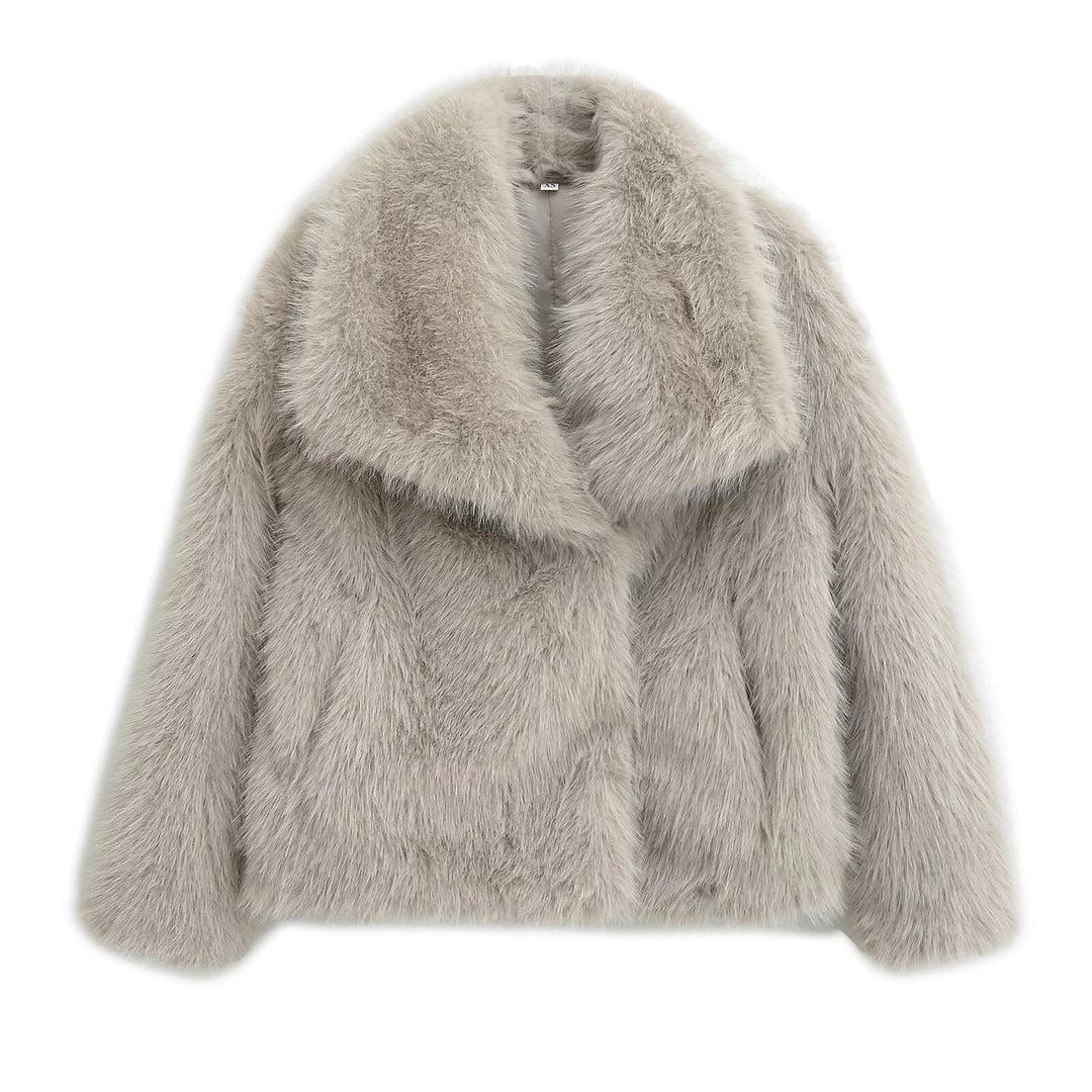 Eugenia | Plush Faux Fur Jacket For Women
