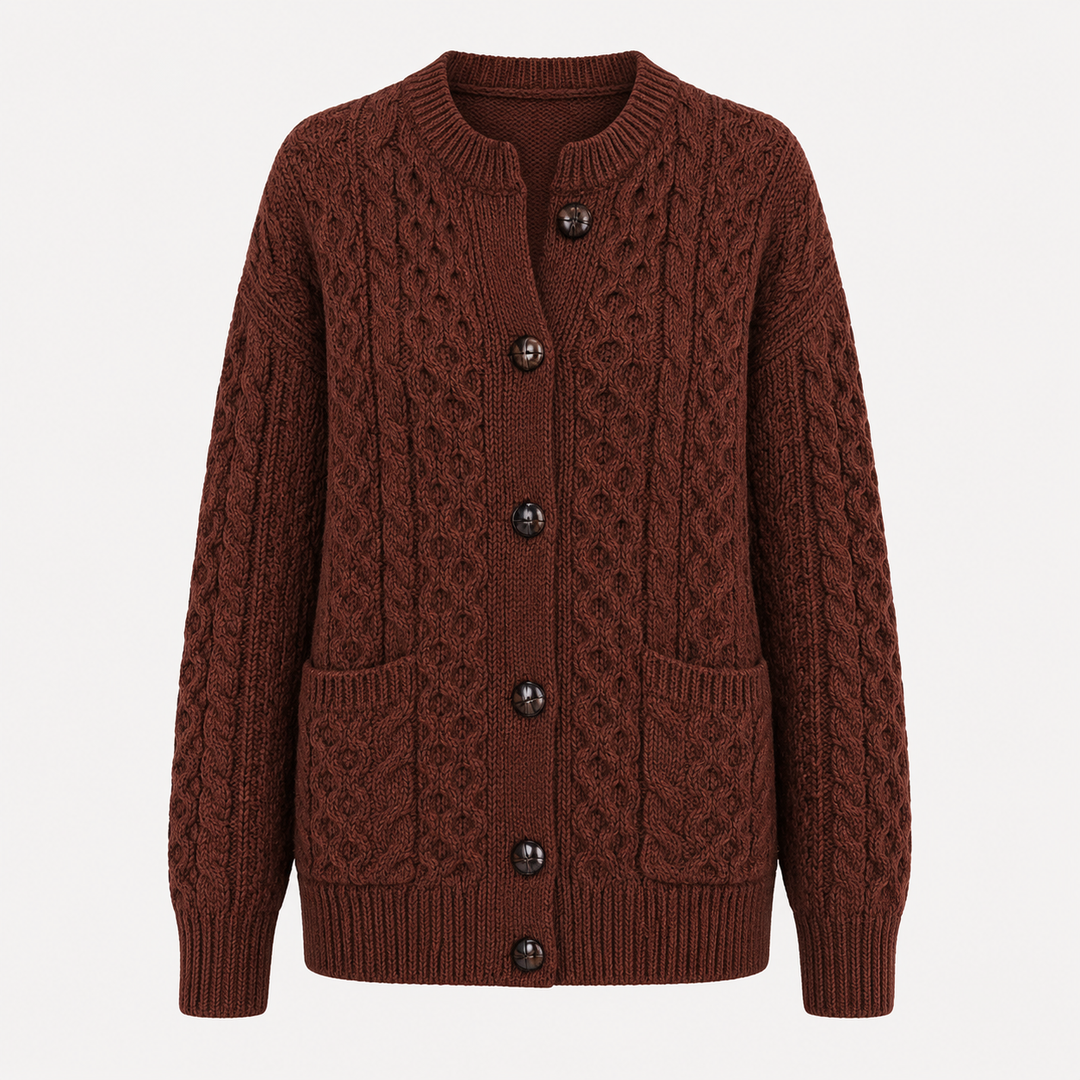 Georgiana | Cosy Textured Button Cardigan