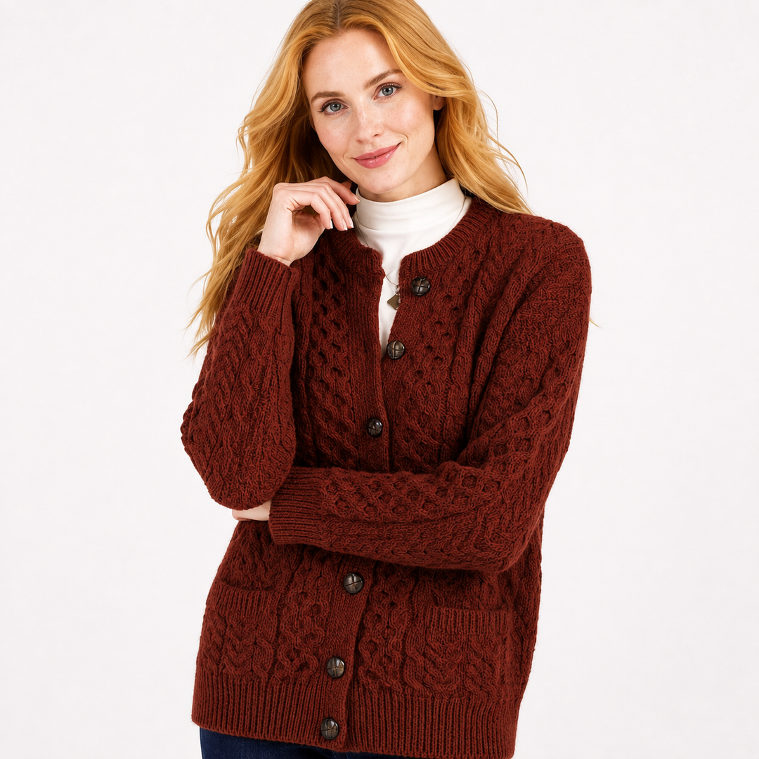 Georgiana | Cosy Textured Button Cardigan