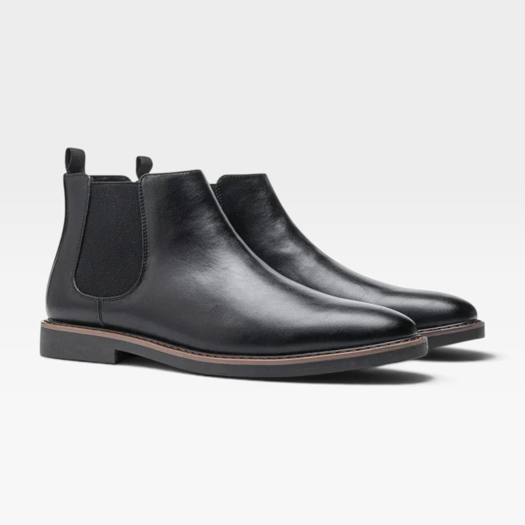 Beau | Timeless Leather Chelsea Ankle Boots