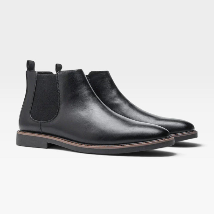 Beau | Timeless Leather Chelsea Ankle Boots