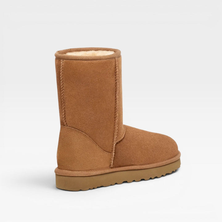 Quintessa | Snug Suede Slipper Ankle Boots