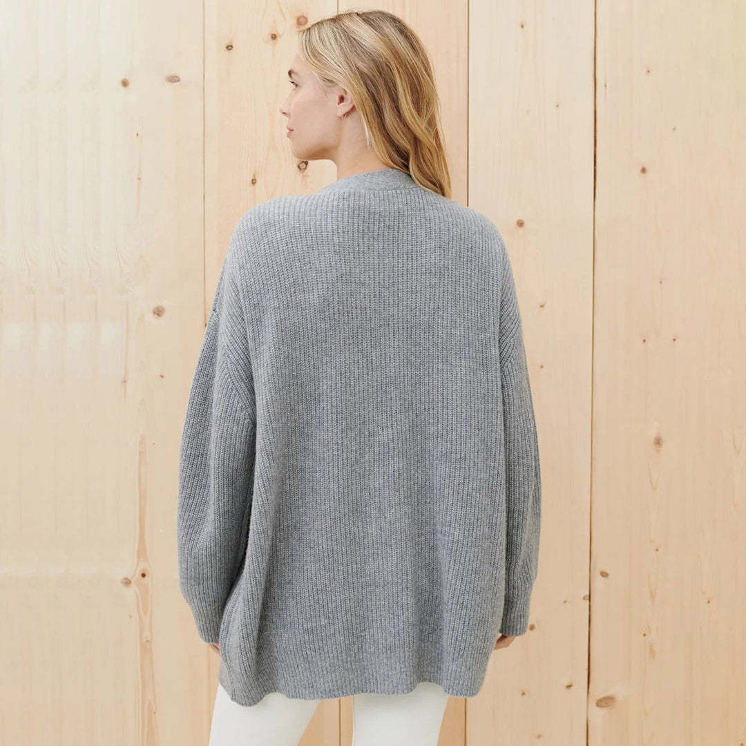 Beryl | Cozy Oversized Ribbed Knit Cardigan