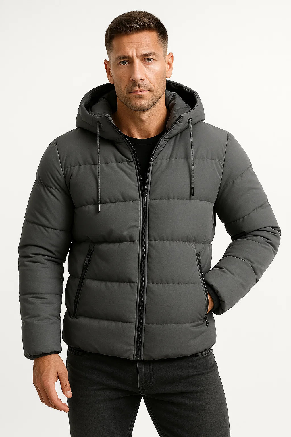 Roscoe | Insulated Hooded Puffer Jacket for Men