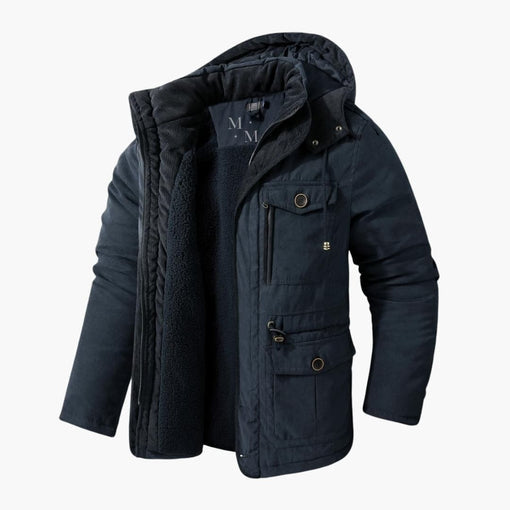 Thane | Warm Quilted Hooded Winter Jacket for Men