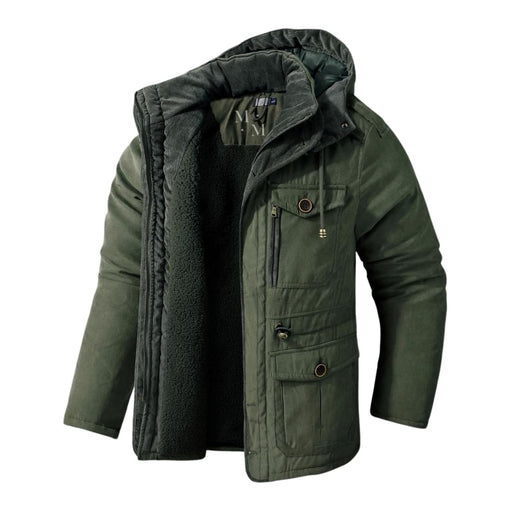 Thane | Warm Quilted Hooded Winter Jacket for Men