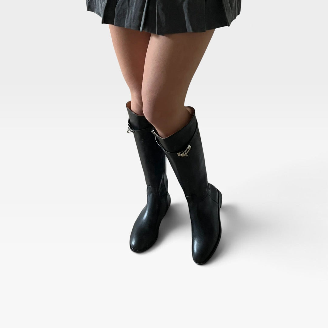 Cordelia | Sleek Buckle Knee High Boots Women