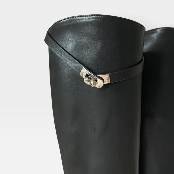 Cordelia | Sleek Buckle Knee High Boots Women