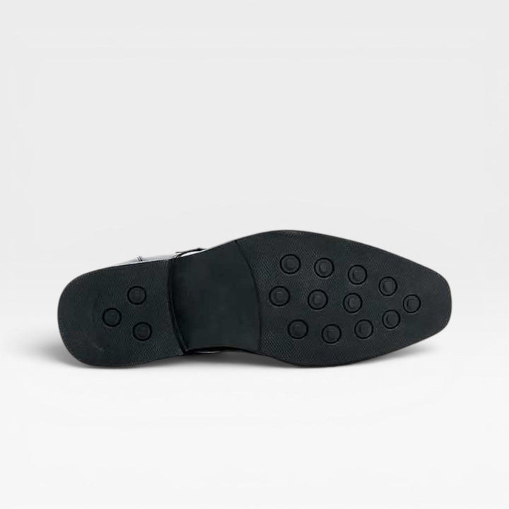 Chatham | Polished Leather Monk Strap Shoes
