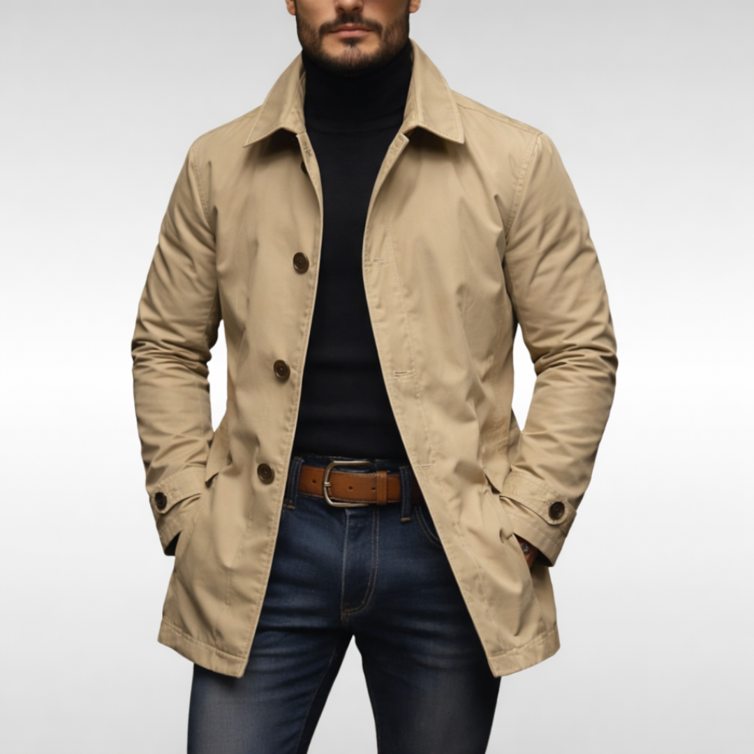 Leander | Practical Weatherproof Puffer Coat for Men