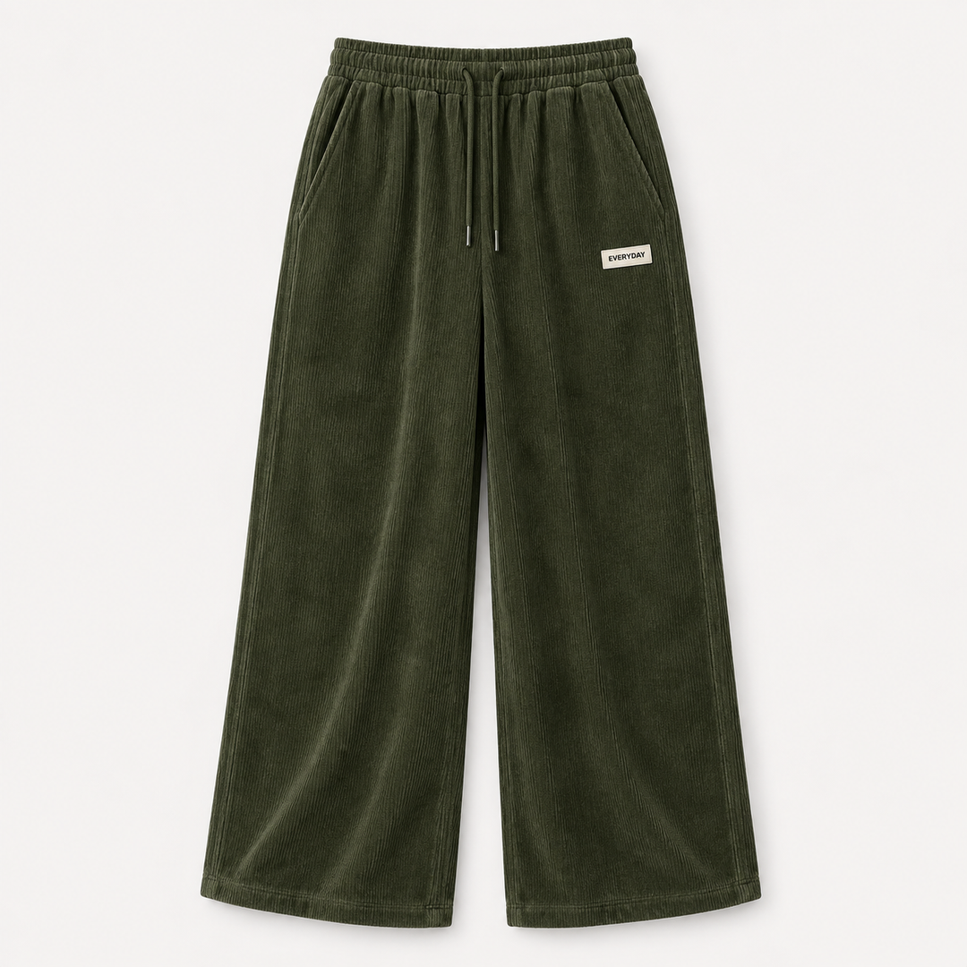 Tobiah | Easygoing Casual Trousers Men Corduroy Wide-Leg