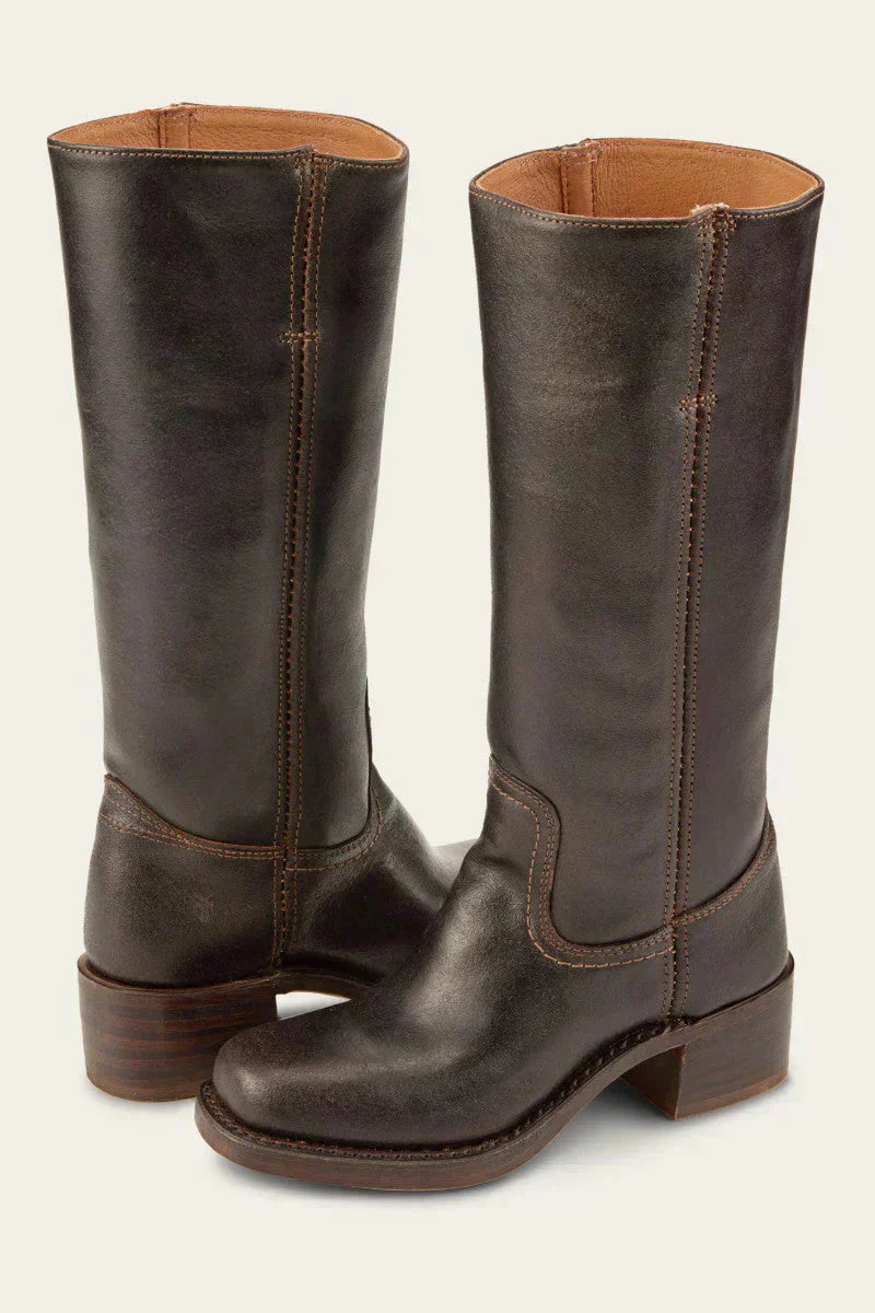 Elowen | Classic Knee-High Block Heel Boots
