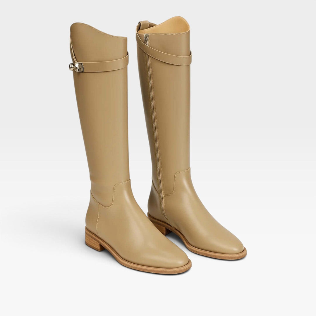 Cordelia | Sleek Buckle Knee High Boots Women