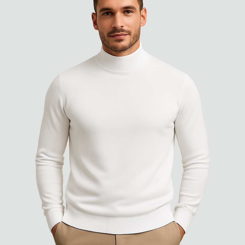 Jonah | Soft Regular-Fit Turtleneck Sweater for Men