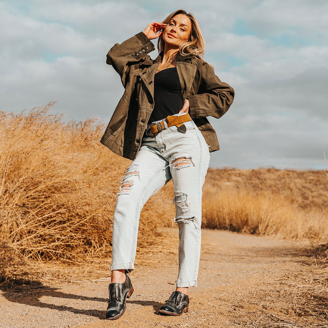 Imogen | Chic Leather Oxford Shoes for Women