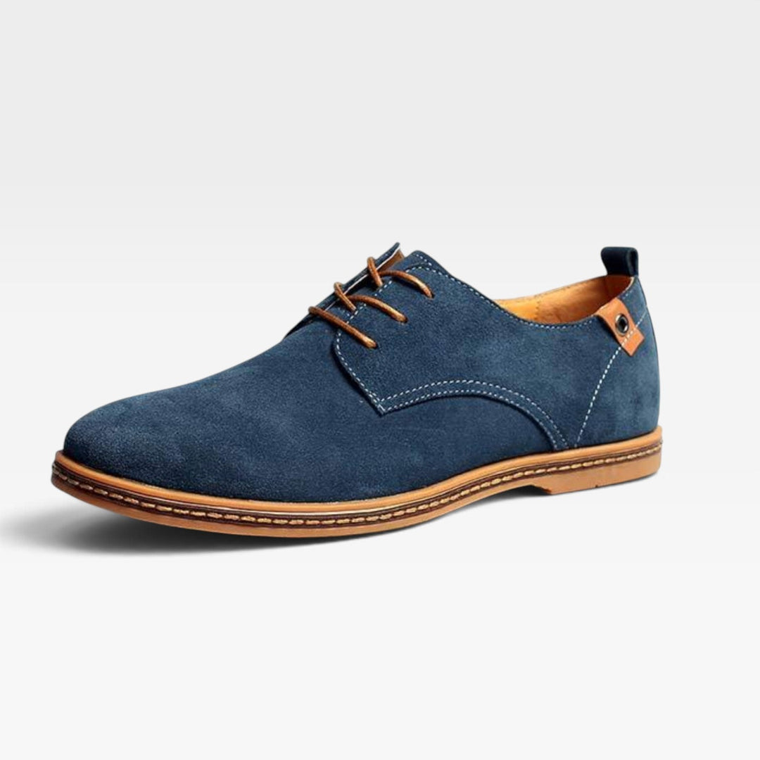 Baldwin | Refined Suede Lace Up Derby Shoes