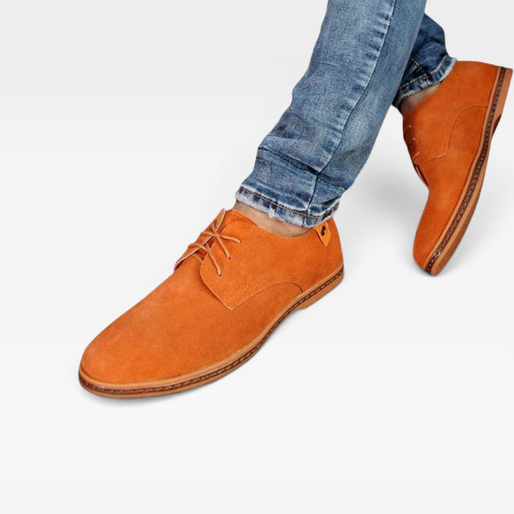 Baldwin | Refined Suede Lace Up Derby Shoes