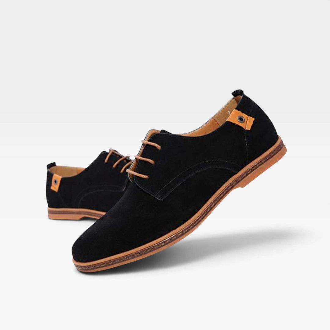 Baldwin | Refined Suede Lace Up Derby Shoes