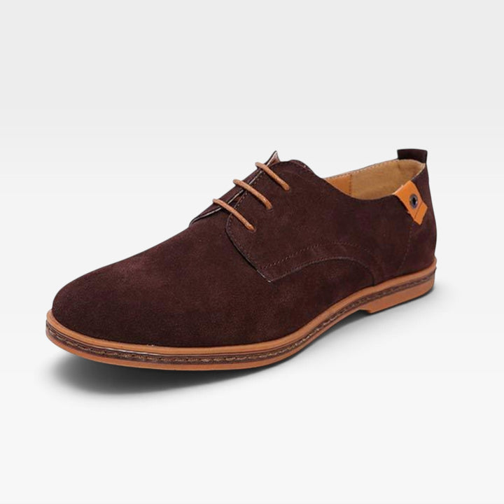 Baldwin | Refined Suede Lace Up Derby Shoes