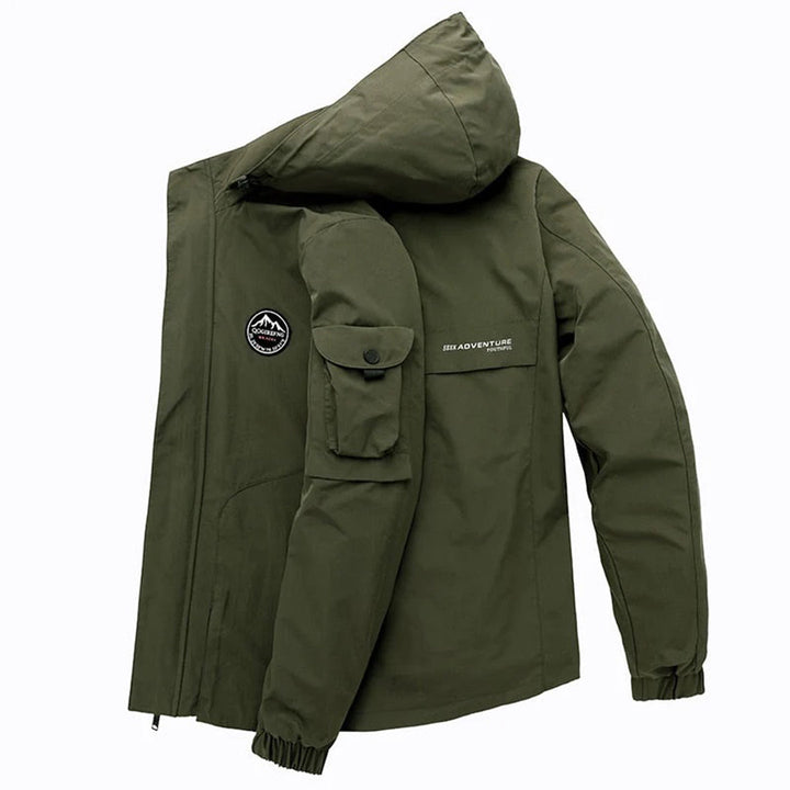 Hawke | Waterproof Hooded Bomber Jacket for Men