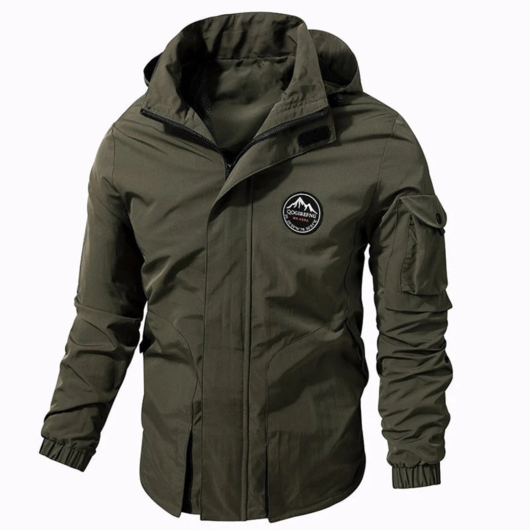Hawke | Waterproof Hooded Bomber Jacket for Men