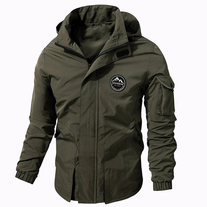 Hawke | Waterproof Hooded Bomber Jacket for Men