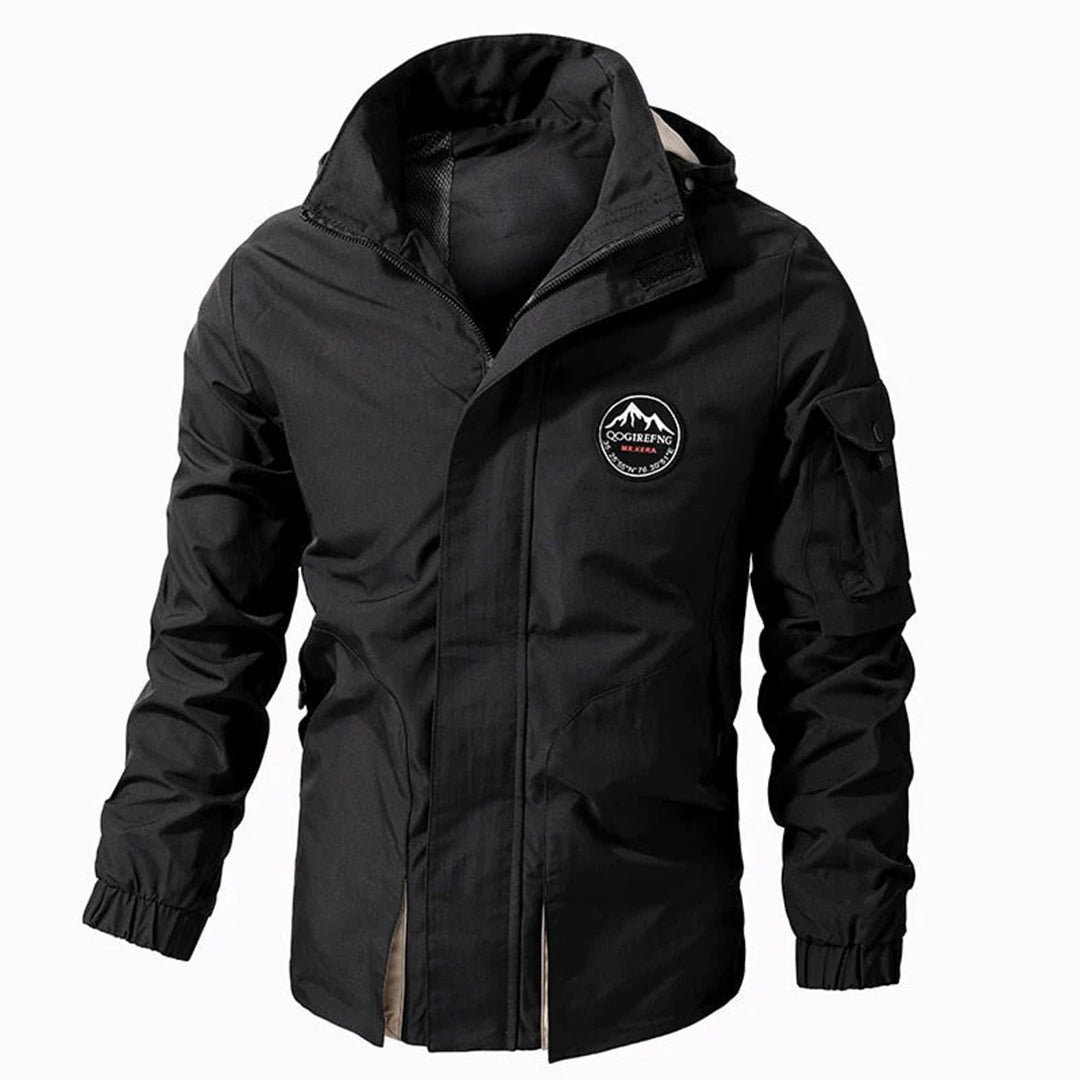 Hawke | Waterproof Hooded Bomber Jacket for Men