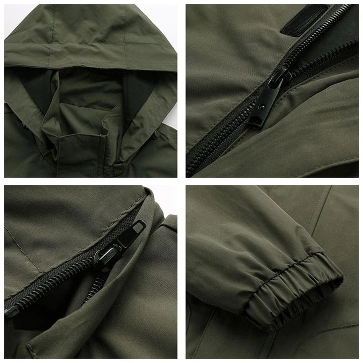 Hawke | Waterproof Hooded Bomber Jacket for Men