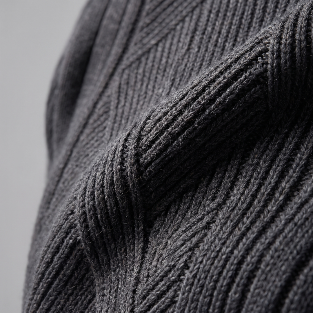 Hadrian | Sharp Diamond Knit Zip-Up Cardigan for Men