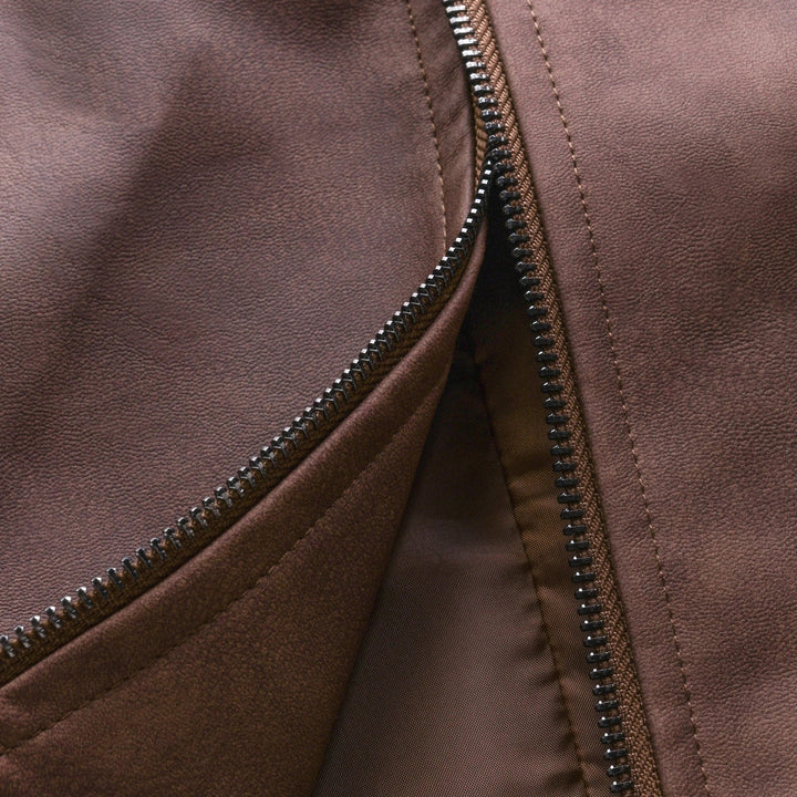 Wesley | Rugged Suede-Style Biker Jacket for Men