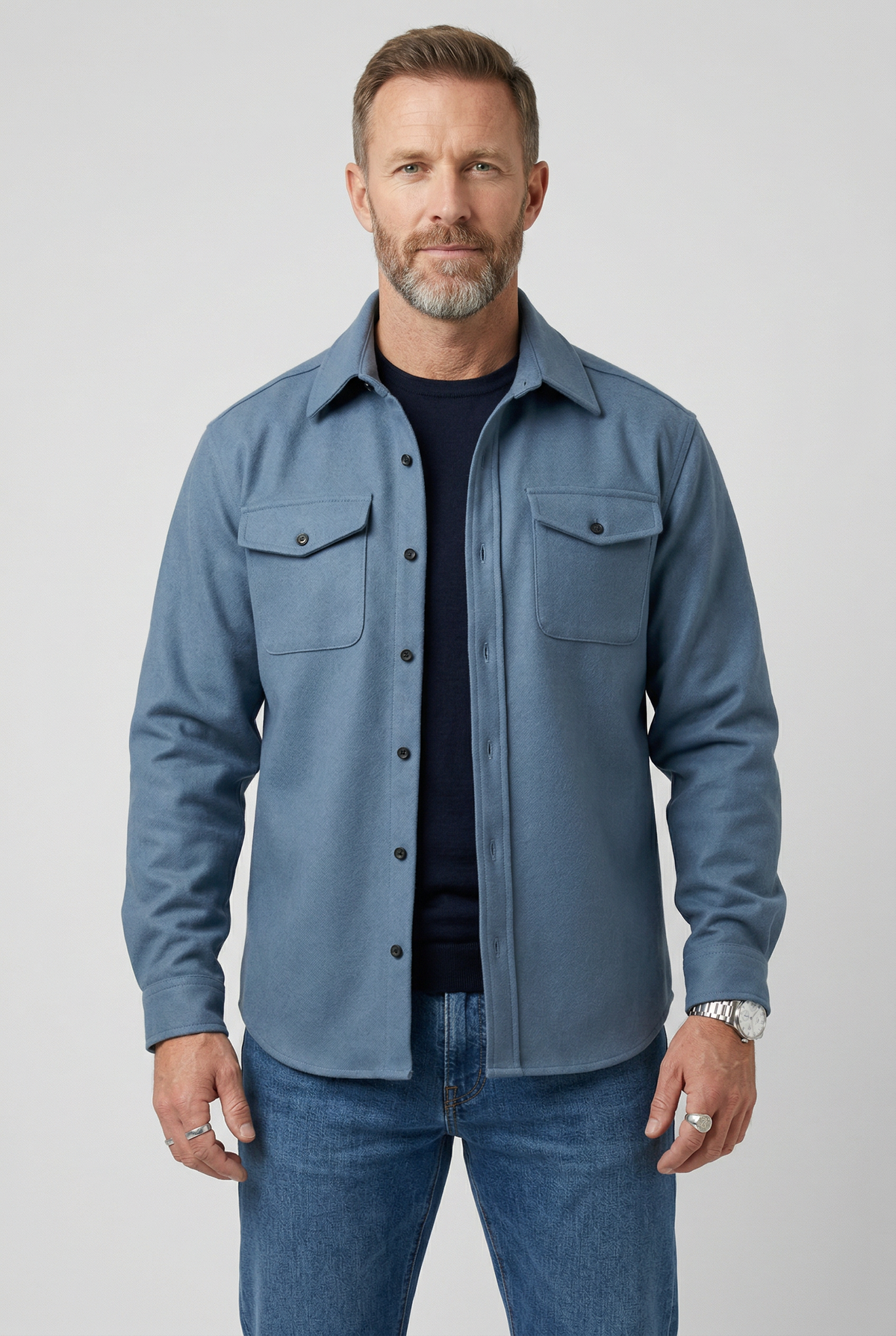Finch | Practical Button-Up Jacket with Chest Pockets