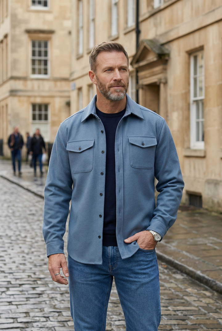 Finch | Practical Mens Jacket Button-Up Chest Pockets