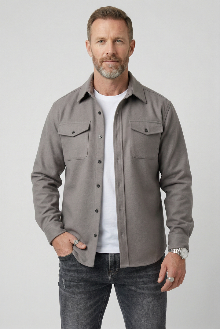 Finch | Practical Mens Jacket Button-Up Chest Pockets