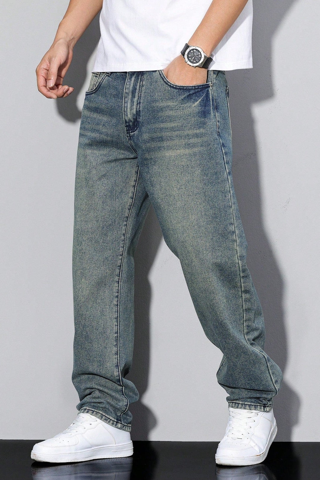 Ferris | Easygoing Trousers Men Straight Leg Jeans