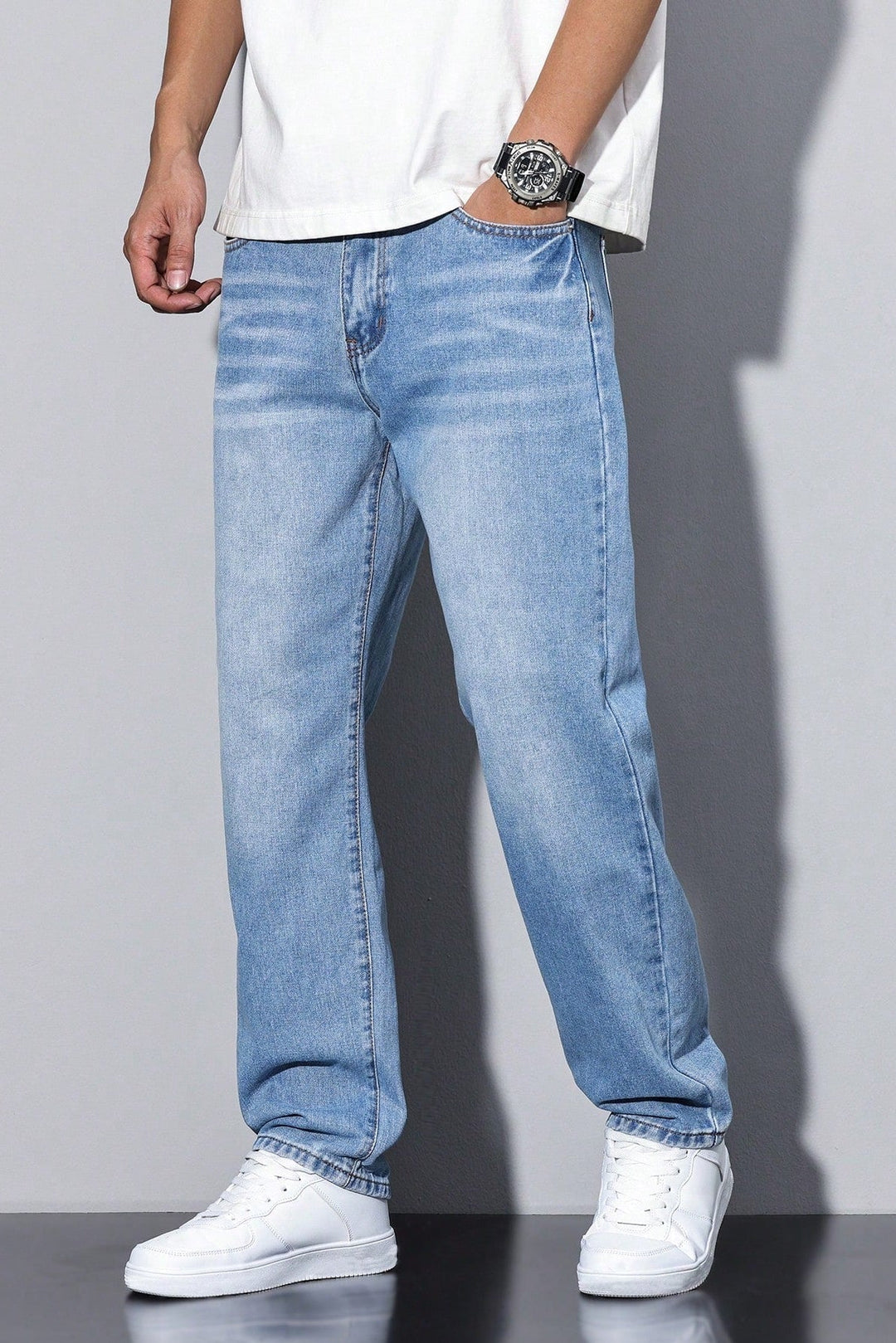 Ferris | Easygoing Trousers Men Straight Leg Jeans