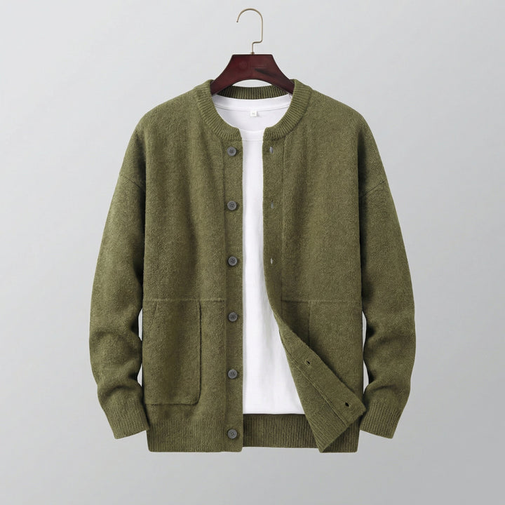 Hugo | Classic Buttoned Knit Cardigan for Men's Layering