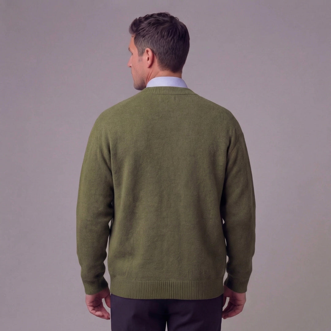 Hugo | Classic Buttoned Knit Cardigan for Men's Layering