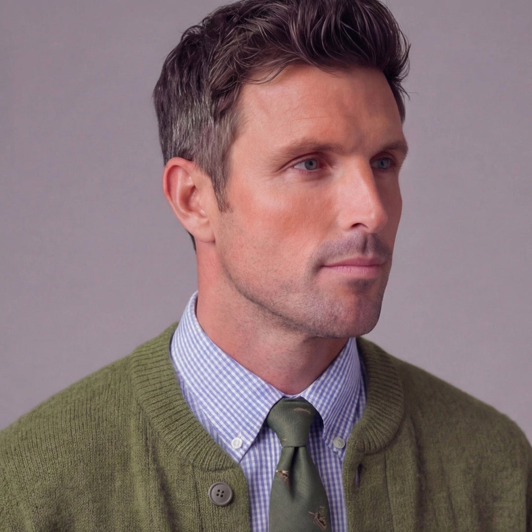Hugo | Classic Buttoned Knit Cardigan for Men's Layering